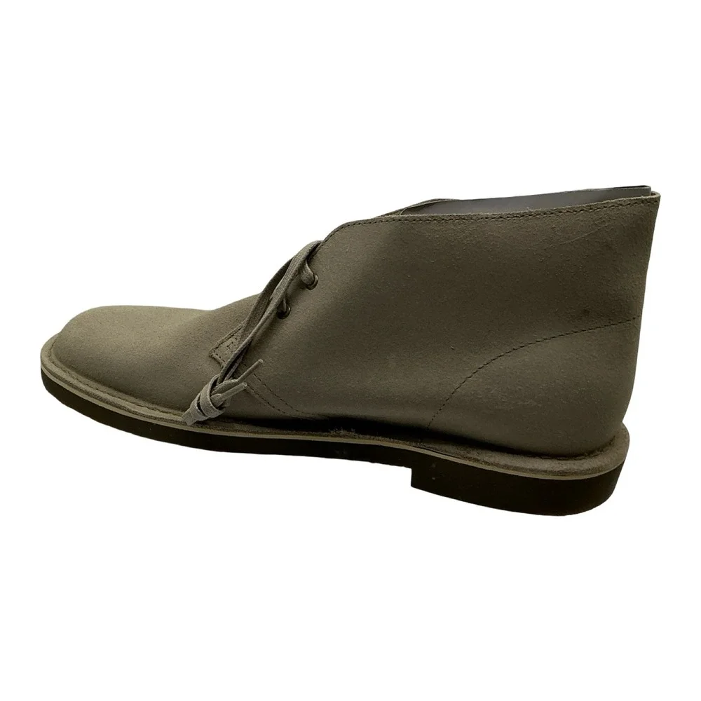 Clarks Shepton Taupe Distressed Suede Desert Boots 26179923 Mens 11